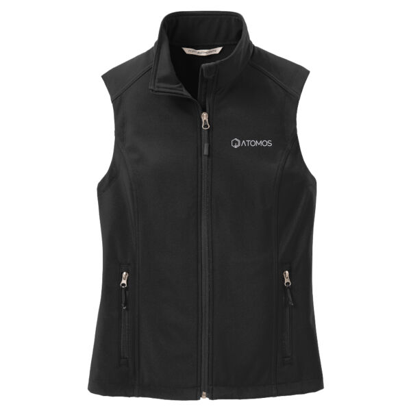 Embroidered Atomos - Ladies Core Soft Shell Vest Thumbnail