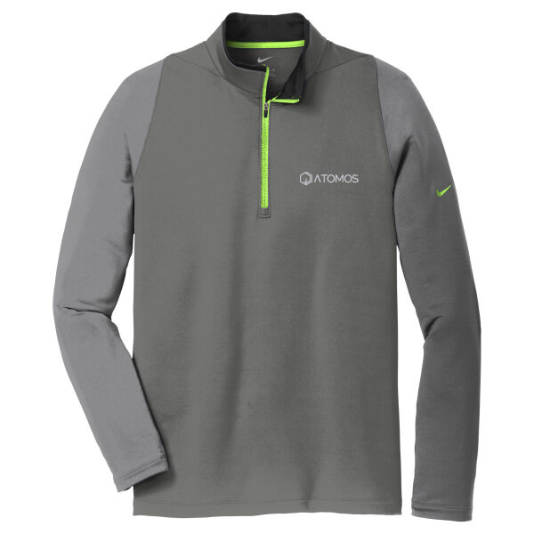 Embroidered Atomos - Dri FIT Stretch 1/2 Zip Cover Up Thumbnail