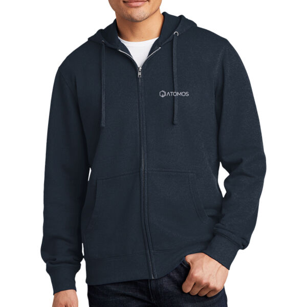 Embroidered Atomos - Fleece Full Zip Hoodie Thumbnail