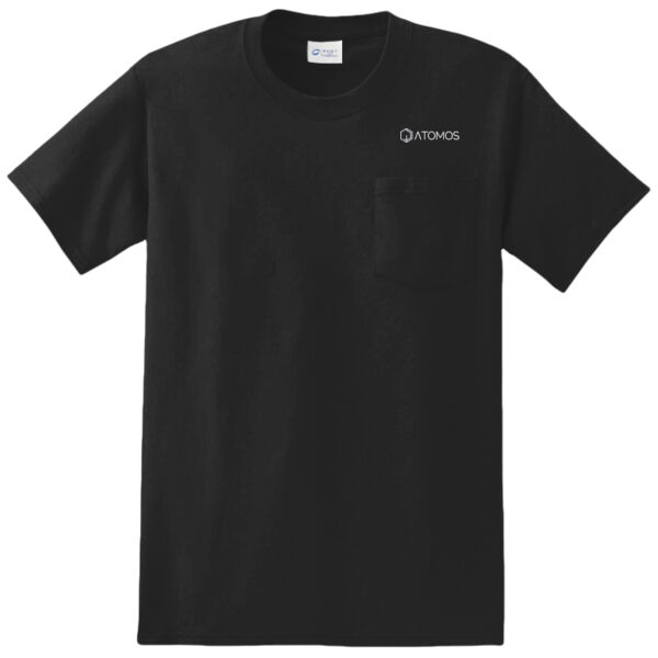 Embroidered Atomos - Essential Pocket Tee Thumbnail