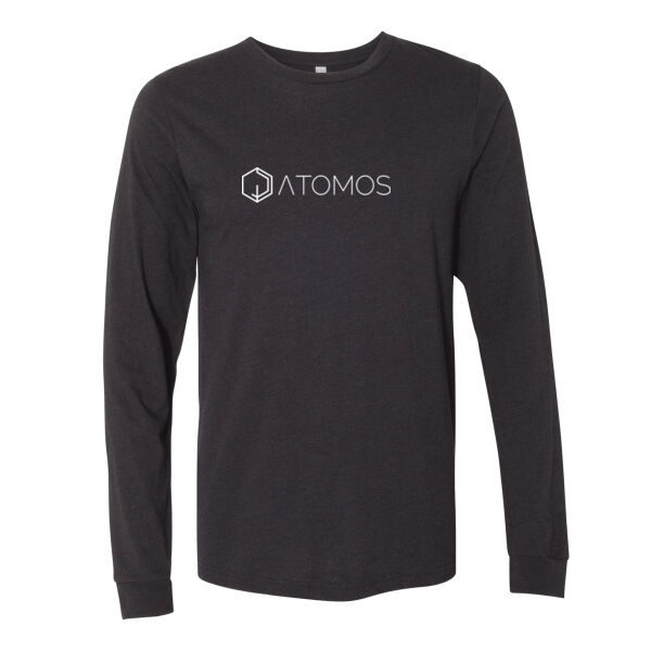 Printed Atomos - Unisex Heather CVC Long Sleeve Tee Thumbnail