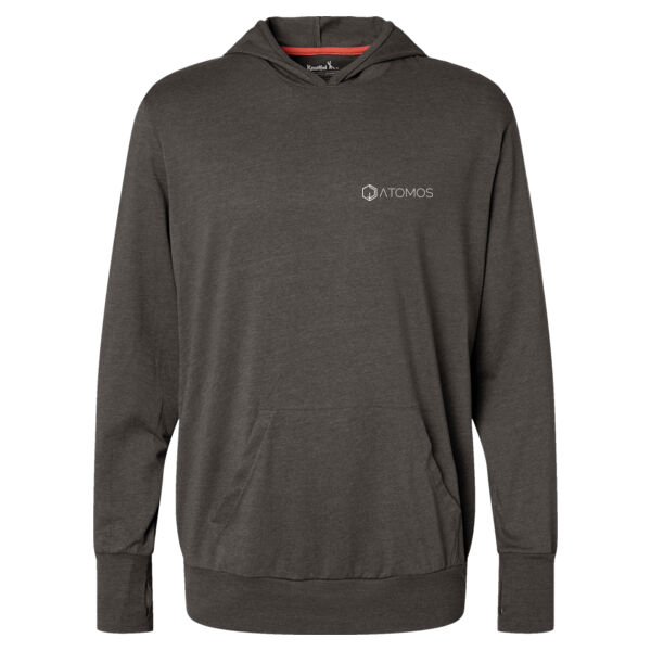 Printed Atomos - RecycledSoft™ Hooded Long Sleeve T-Shirt Thumbnail