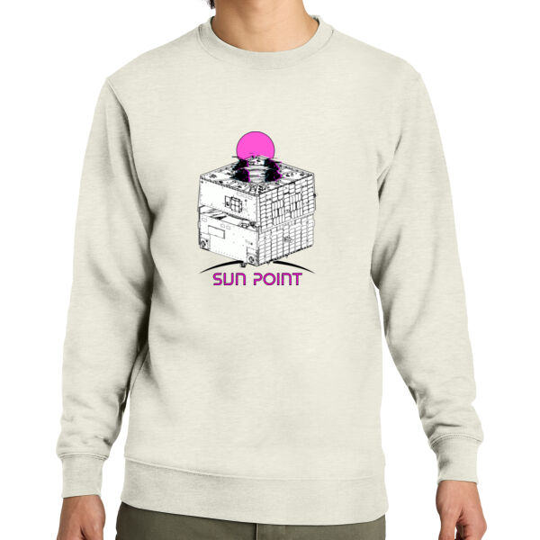 Atomos Sun Point Printed - Fleece Crew Sweatshirt Thumbnail