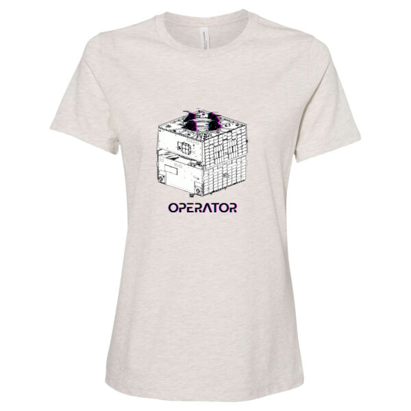 Atomos Pocket Daddy Printed - Women’s Relaxed Fit Heather CVC Tee Thumbnail