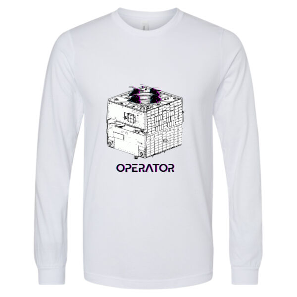 Atomos Pocket Daddy Printed - Unisex Heather CVC Long Sleeve Tee Thumbnail