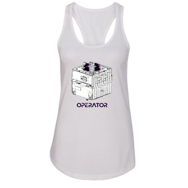 Atomos Pocket Daddy Printed - Women's Ideal Racerback Tank Thumbnail