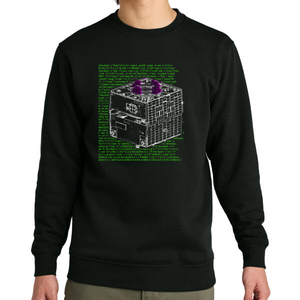 Atomos M1 Stack Command Printed - Fleece Crew Sweatshirt Thumbnail