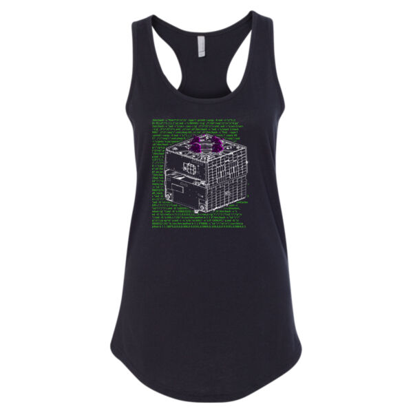 Atomos M1 Stack Command Printed - Women's Ideal Racerback Tank Thumbnail